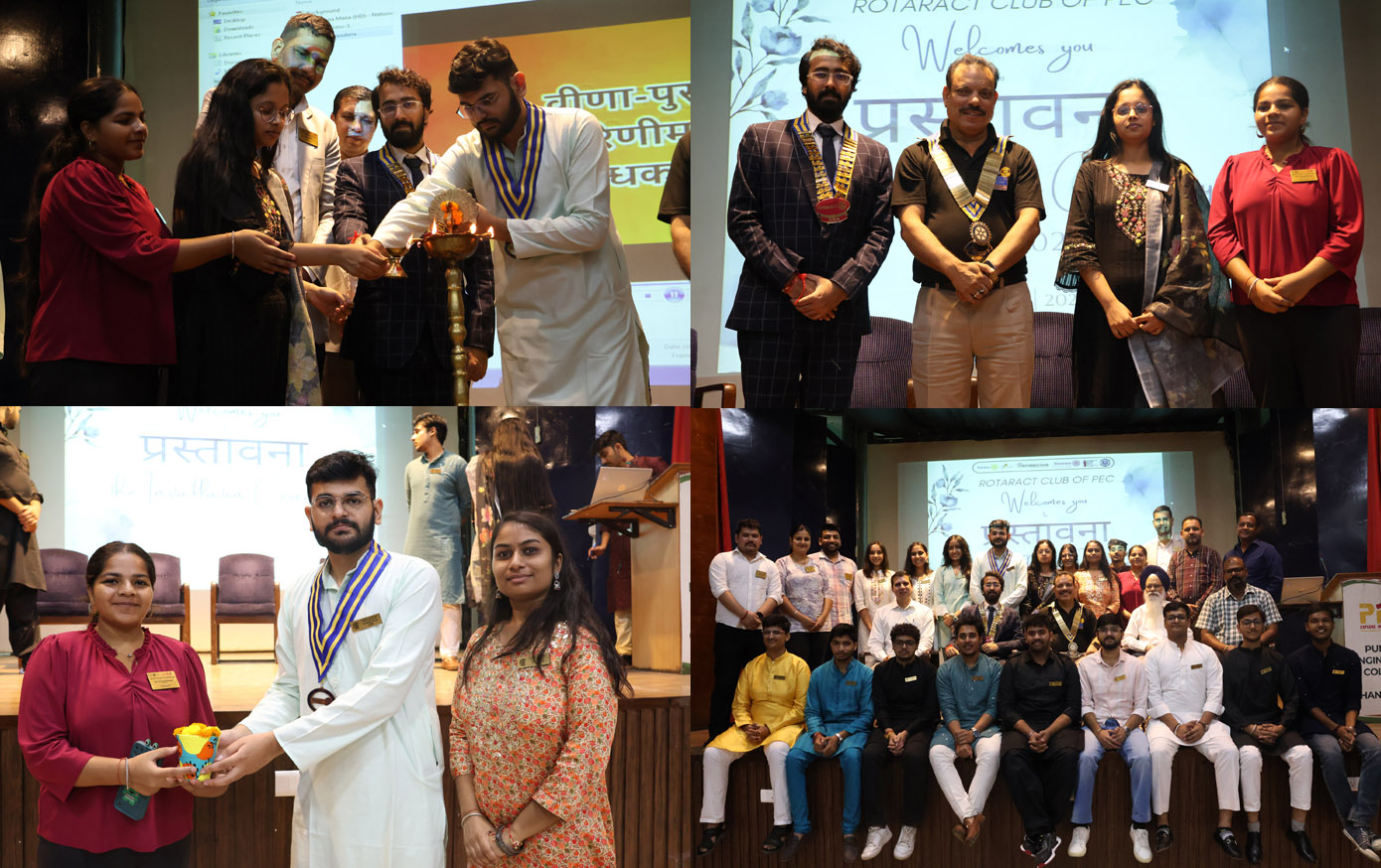 PEC Rotaract Club Hosts 'Prastavana' Installation Ceremony for 2024-25, Focusing on Community Service and Leadership